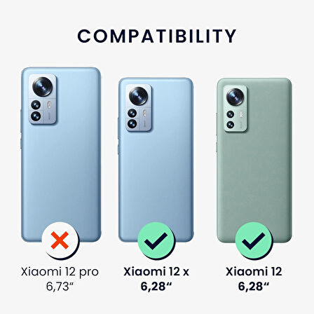 Xiaomi Mi 12 Kılıf 360 Şeffaf Ön Arka Korumalı Şeffaf Silikon