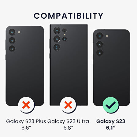Samsung Galaxy S23 Kılıf 360 Şeffaf Ön Arka Korumalı Şeffaf Silikon