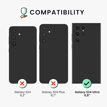 Samsung Galaxy S24 ULTRA Kılıf 360 Şeffaf Ön Arka Korumalı Şeffaf Silikon