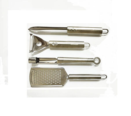 ÇELİK SOYACAK-OYACAK-RENDE 4'LÜ SET PASLANMAZ 