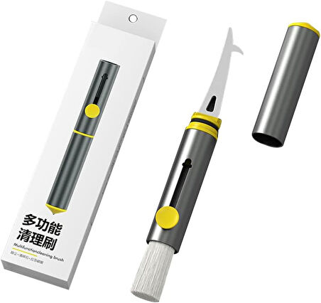 Çok Fonksiyonlu Klima Temizleme Fırçası Lastik Taş Sökücü Kanca ve Acil Durum Cam Kırıcı Çekiç