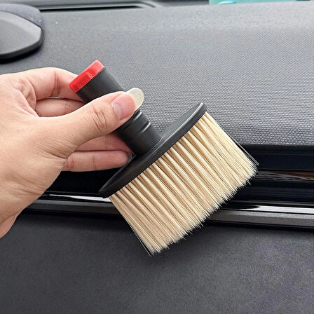 Saplı Detay Temizlik Fırçası Klima Izgara Temizleme Yumuşak Uçlu 10x14cm