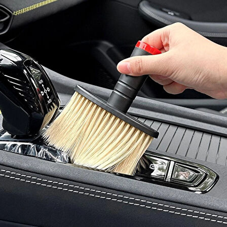 Saplı Detay Temizlik Fırçası Klima Izgara Temizleme Yumuşak Uçlu 10x14cm