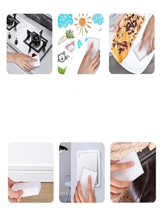 TEMİZLİK SETİ - WENTOX 3'LÜ BEZ - PRATİK 20'Lİ SİHİRLİ TABLET HAVLU BEZ - 4 ADET SİHİRLİ SÜNGER