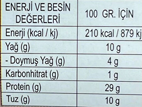 TANBEY GURME SEÇME PASTIRMA 1 KG KAYSERİ