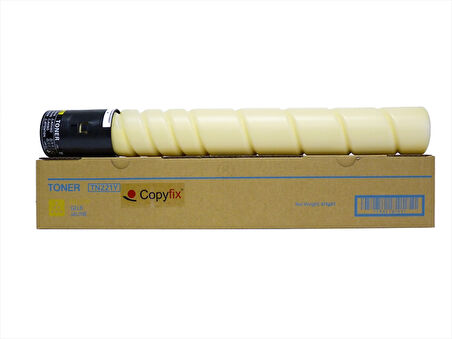 Konica Minolta TN-221Y Sarı Toner Muadil, Bizhub C227, C287