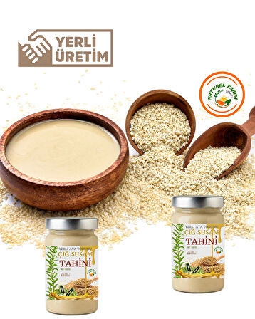 NATUREL ÇİĞ SUSAM TAHİNİ 550GR X 2 ADET