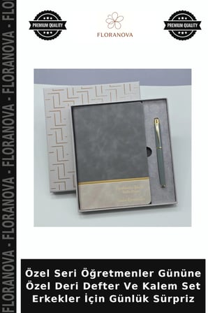 Özel Seri Öğretmenler Gününe Özel Deri Defter Ve Kalem Set Erkekler İçin Günlük Sürpriz
