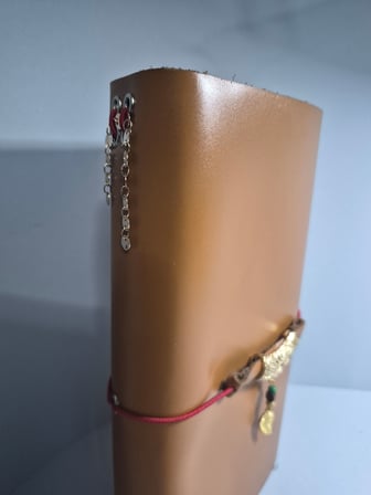 Gogo Hakiki Deri Travel Notebook Defter Kılıfı Style 2 