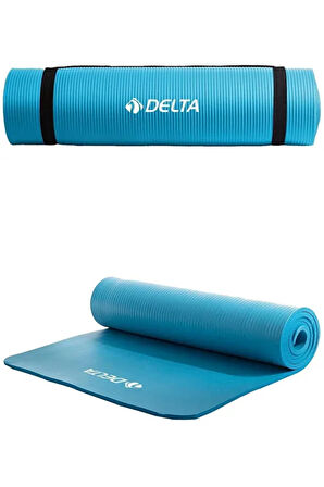 Delta Pilates Minderi Yoga Matı 10mm Mavi TNF 907