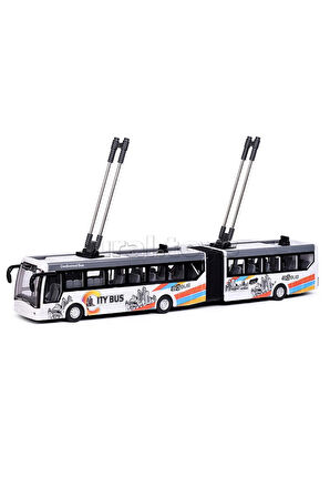 Şarjlı Uzaktan Kumandalı Full Fonksiyon Körüklü Oyuncak Otobüs 38 cm