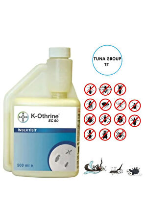 K-othrine Sc 500 ml Kokusuz, Karınca - Böcek- Sinek- Hamamböceği Ilacı (08/2027)