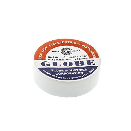 Globe Elektrik Bantı Orijinal - Beyaz - 1 Adet