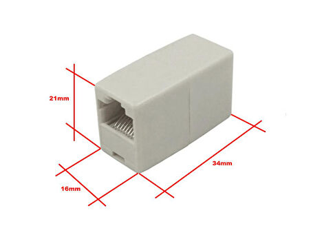 RJ45 Ara Adaptör - RJ45 Dişi-Dişi Ara Bağlantı