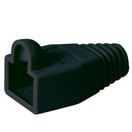 RJ45 Kılıf - Siyah Renk - 25 Adet