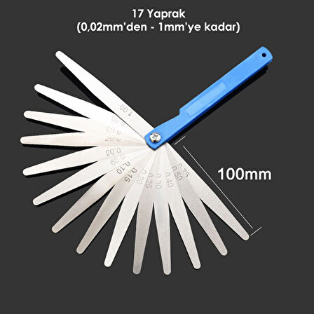 Filler Çakısı (Sentil) 0.02 - 1.00mm