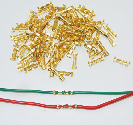 Kablo Ek Terminali - Ara Bağlantı Terminali 0,3-1,5mm² - 100 Adet
