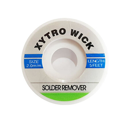 Xytronic Lehim Temizleme Teli - 2mm x 1,5m - Lehim Sökme Teli
