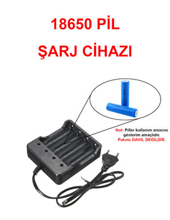 18650 Pil Şarj Cihazı (3.7V Pil Şarj Cihazı)