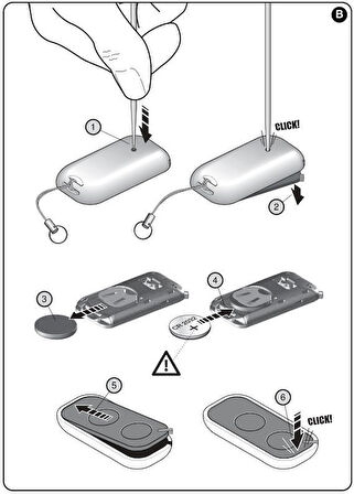 Nice Era Inti Garaj Kumandası - 433.92 Mhz (Garaj - Bariyer - Kayar Kapı - Otopark)
