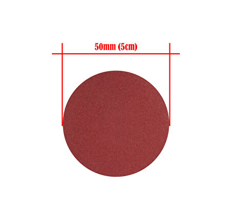 Dremel İçin Cırtlı Disk Zımpara - 3000 Kum - Çap 50mm (4 Adet)