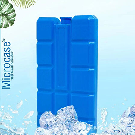 Microcase 400ml İçi Su Dolu Buz Kasedi 48 Saat Korumalı Buz Aküsü 4 Adet AL4655 LACİVERT