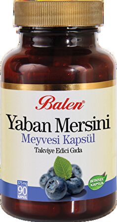 2 Adet Balen Yaban Mersini Ekstraktı (Bilbery) 400 Mg 90 Kapsül