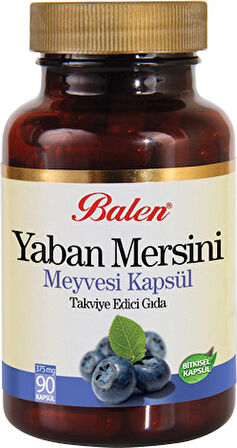 3 Adet Balen Yaban Mersini Ekstraktı (Bilbery) 400 Mg 90 Kapsül