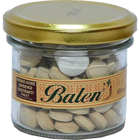 Balen Kırmızı Kore Ginseng Tablet 600 Mg x 120 Tablet - 2 Kutu