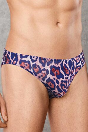 Doreanse Erkek Leopink Desenli Slip Külot 1266