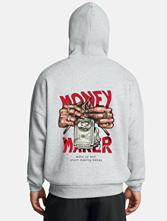 Baskılı Kapşonlu Sweatshirt FM1.4GA
