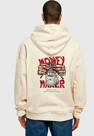 Baskılı Kapşonlu Sweatshirt FM1.4BJA