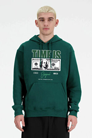 Baskılı Kapşonlu Sweatshirt FM1.103YÖ