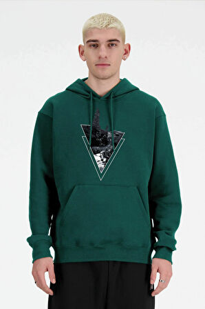 Baskılı Kapşonlu Sweatshirt FM1.128YÖ