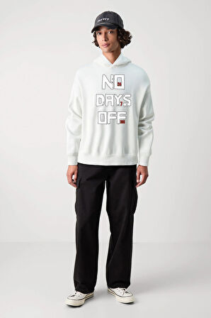 Baskılı Kapşonlu Sweatshirt FM1.135BÖ