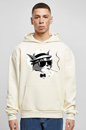 Baskılı Kapşonlu Sweatshirt FM1.148BJÖ