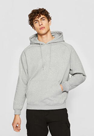 Baskılı Kapşonlu Sweatshirt FM1.148GÖ
