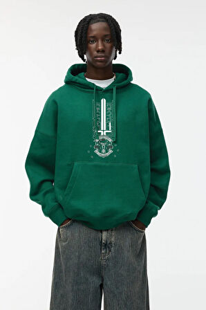 Baskılı Kapşonlu Sweatshirt FM1.151YÖ