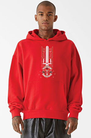 Baskılı Kapşonlu Sweatshirt FM1.151KÖ