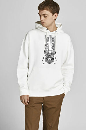 Baskılı Kapşonlu Sweatshirt FM1.151BÖ