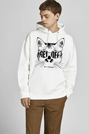 Baskılı Kapşonlu Sweatshirt FM1.152BÖ