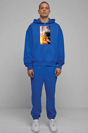 Baskılı Kapşonlu Sweatshirt FM1.170MÖ