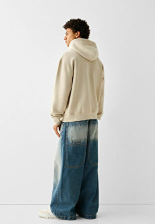 Baskılı Kapşonlu Sweatshirt FM1.173BJÖ