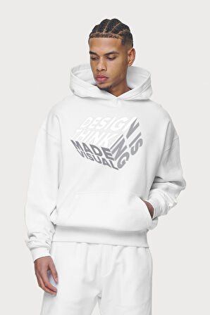 Baskılı Kapşonlu Sweatshirt FM1.176BÖ