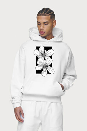 Baskılı Kapşonlu Sweatshirt FM1.181BÖ