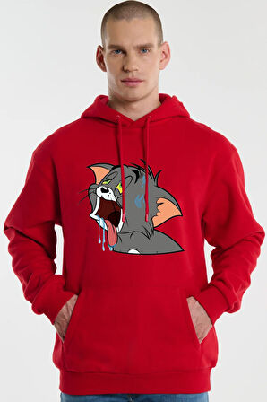 Baskılı Kapşonlu Sweatshirt FM1.185KÖ