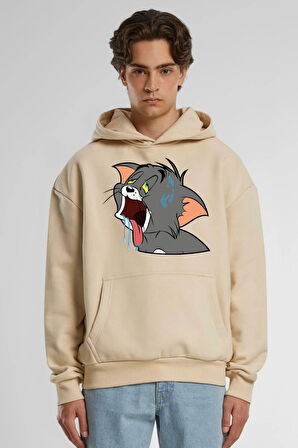 Baskılı Kapşonlu Sweatshirt FM1.185BJÖ