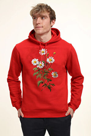 Baskılı Kapşonlu Sweatshirt FM1.188KÖ