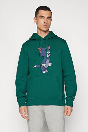 Baskılı Kapşonlu Sweatshirt FM1.189YÖ