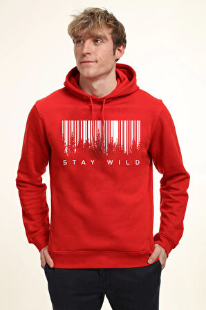 Baskılı Kapşonlu Sweatshirt FM1.191KÖ